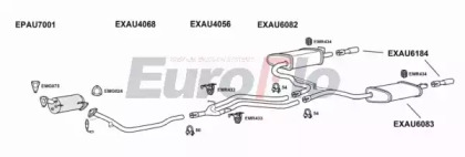 Система выпуска ОГ EuroFlo AUA620D 3001C